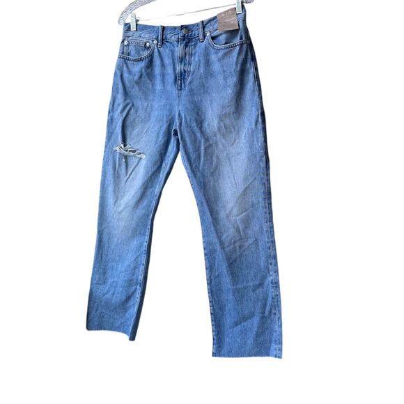 Madewell Light Blue Straight Leg Jeans - Picture 3 of 11